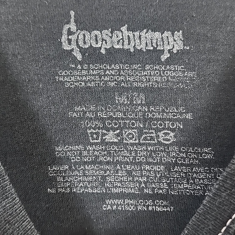 Goosebumps Men's Unisex Black Multicolor "Slappy" Dummy Graphic Tee Shirt, sz MD - Picture 2 of 8